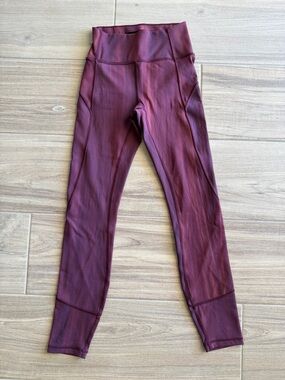 lululemon athletica Wine colored High-Rise Leggings